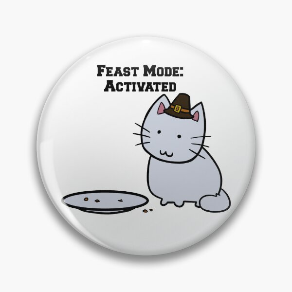 Item preview, Feast Mode: Activated (Cat Version) Dark designed and sold by ShopCNTS.