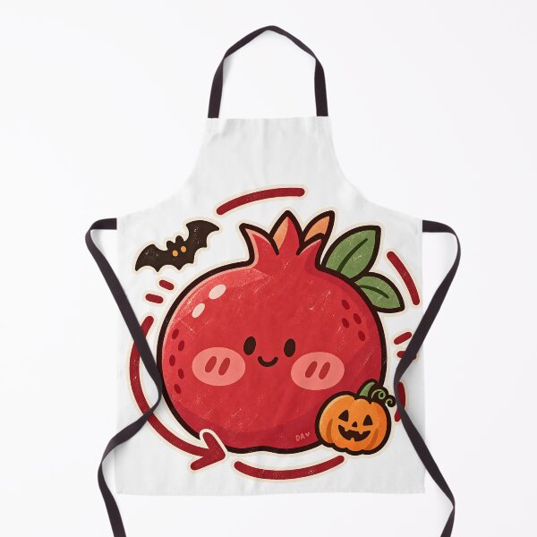 Artikelvorschau, Niedliches Halloween-Granatapfel-Kürbis-Kawaii-T-Shirt entworfen und verkauft von DesignArtist.ia.