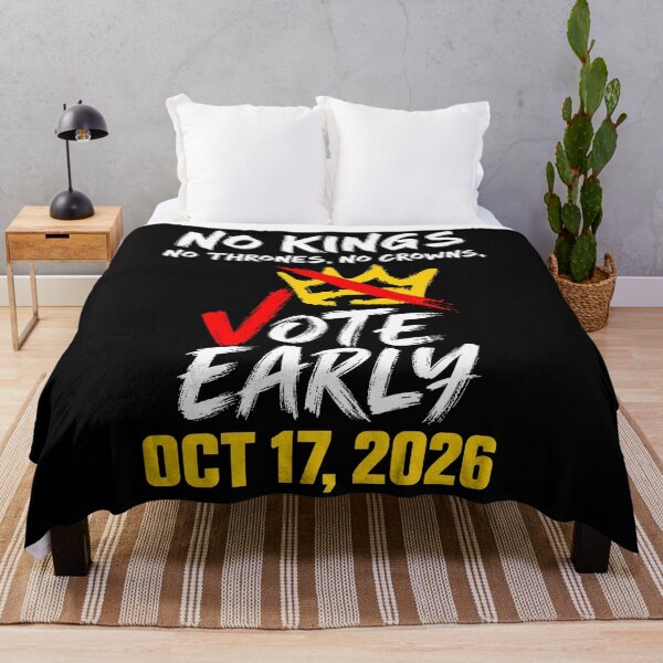 Item preview, Vote Early No Thrones No Crowns October 17 designed and sold by zwawji.