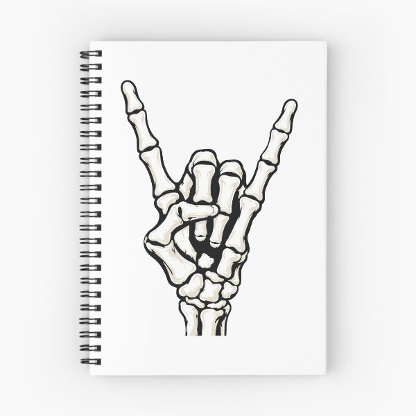 Item preview, Skeleton Rock Hand - Rock Hand Sign designed and sold by Marshallamoakohene.