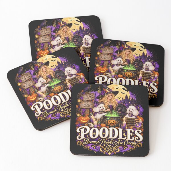 Item preview, Poodles Because People Are Creepy Halloween designed and sold by anapldv.