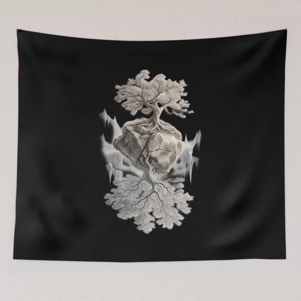 Item preview, Life Grows Both Ways – Surreal Inverted Tree Duality designed and sold by Anyshca.