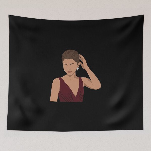 Item preview, Zendaya Lineless Illustration designed and sold by dsxclothing.