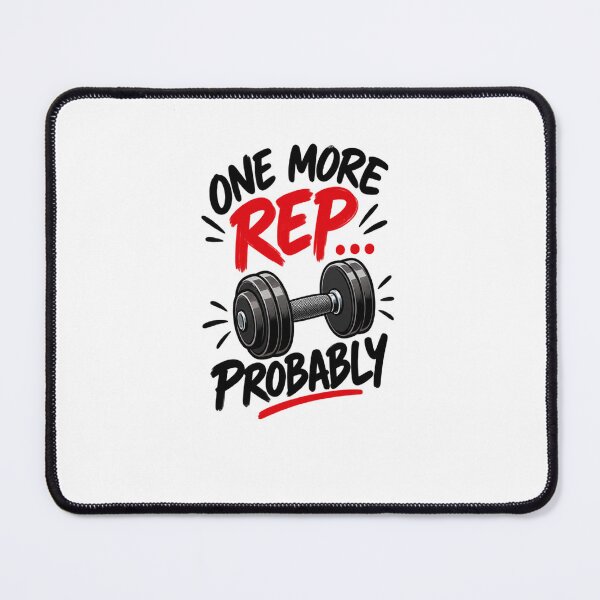 Item preview, One More Rep Probably Funny Gym Workout Fitness Motivation designed and sold by Artbysarmina.