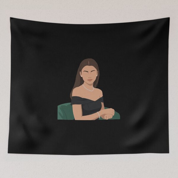 Item preview, Zendaya Lineless Illustration designed and sold by dsxclothing.