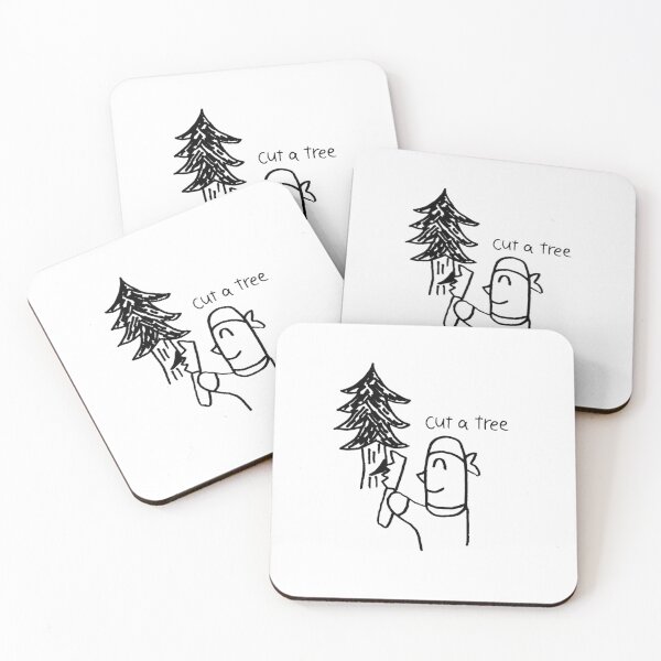 Item preview, Forest Worker | Quirky Doodle Art designed and sold by DoodleDaze-.