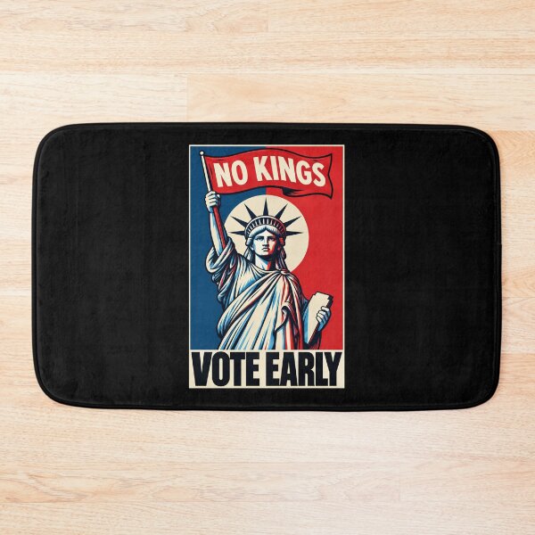 Item preview, Vote Early No Kings October Liberty Art designed and sold by zwawji.