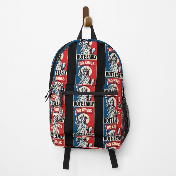 Item preview, Vote Early No Kings October Liberty Art designed and sold by zwawji.