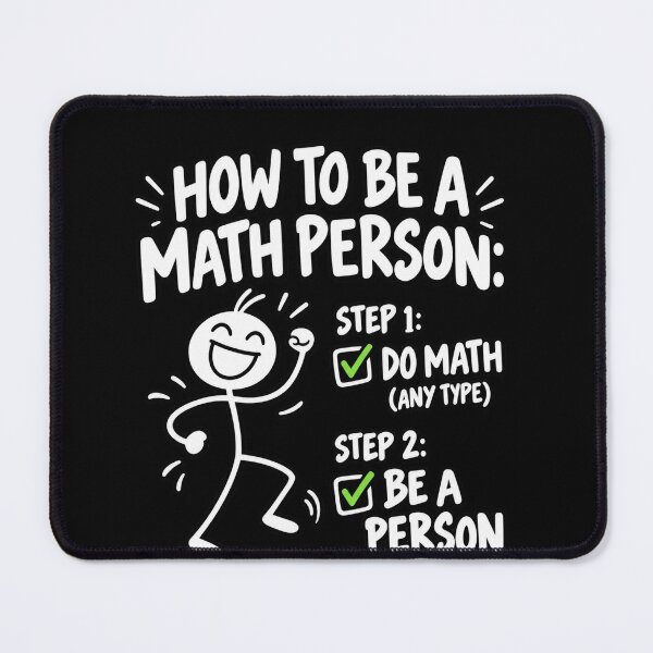 Item preview, How to Be a Math Person Funny Math designed and sold by anapldv.