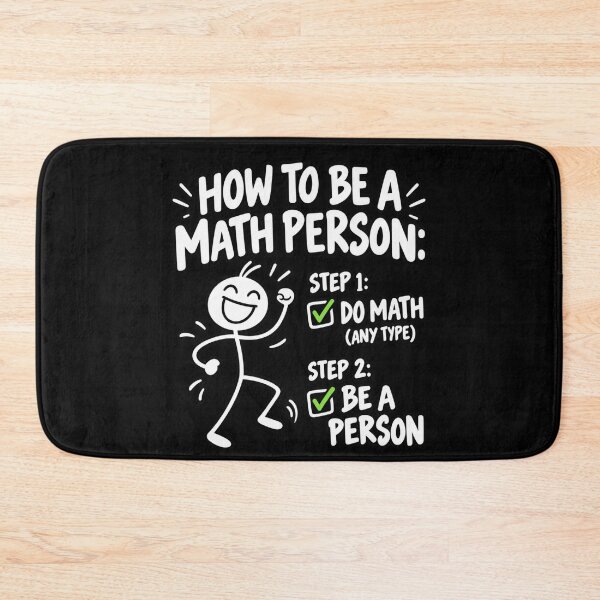 Item preview, How to Be a Math Person Funny Math designed and sold by anapldv.
