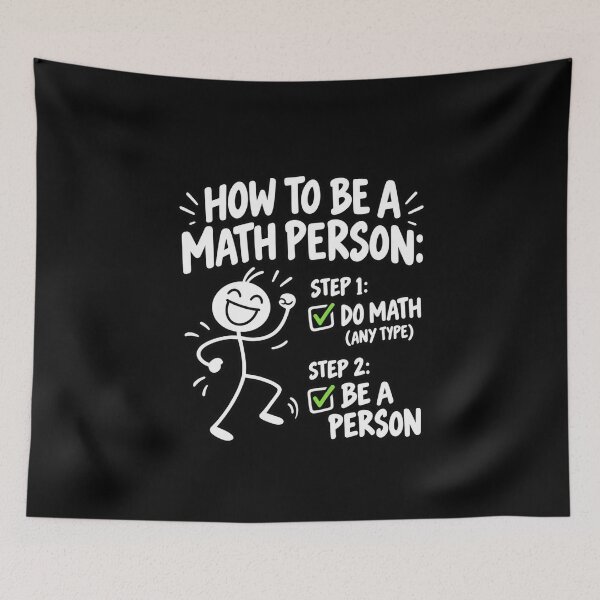 Item preview, How to Be a Math Person Funny Math designed and sold by anapldv.