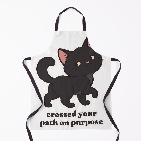 Item preview, Smug Black Cat Crossed Your Path on Purpose designed and sold by OuqCreations.
