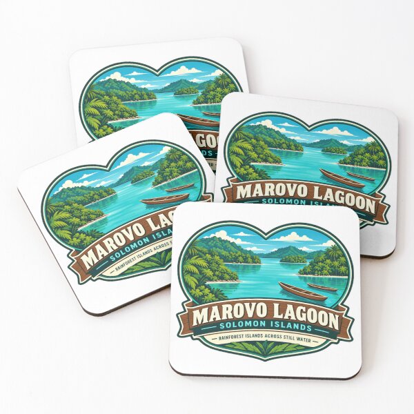 Item preview, Marovo Lagoon Solomon Islands Rainforest Islands Across Still Water Destination Traveler designed and sold by NightGlyph.