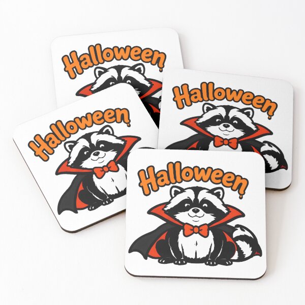 Item preview, Happy Halloween Jimothy raccoon designed and sold by ViolettaGlass.