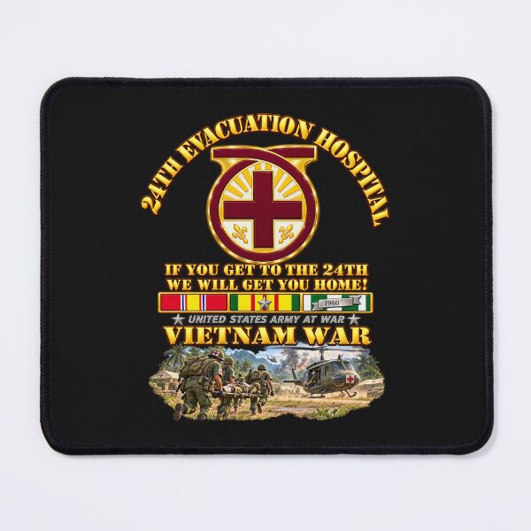 Item preview, 24th Evacuation Hospital Medevac - with VN SVC - Battle Scene - 3D - Transparent designed and sold by Military Insignia Products.