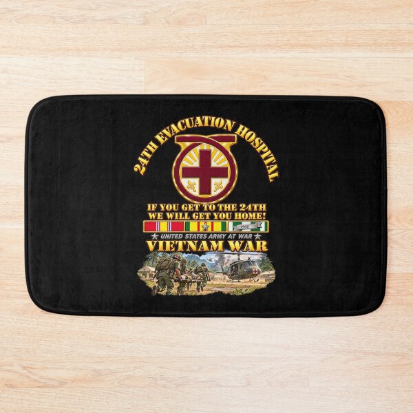 Item preview, 24th Evacuation Hospital Medevac  - with VN SVC - Battle Scene - 3D - Transparent designed and sold by Military Insignia Products.