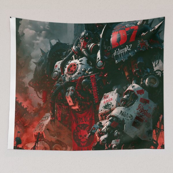 Item preview, Heavy Mech Unit - Cyberpunk Sci Fi Art concept designed and sold by Delerat7.