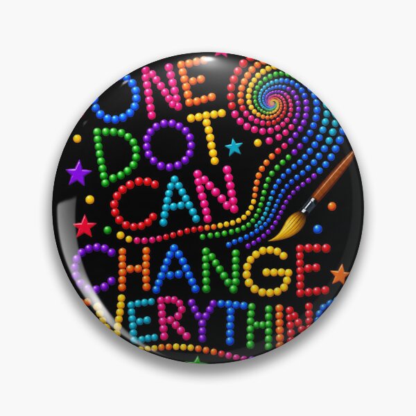 Item preview, International Dot Day One Dot Can Change Everything Art  designed and sold by zwawji.