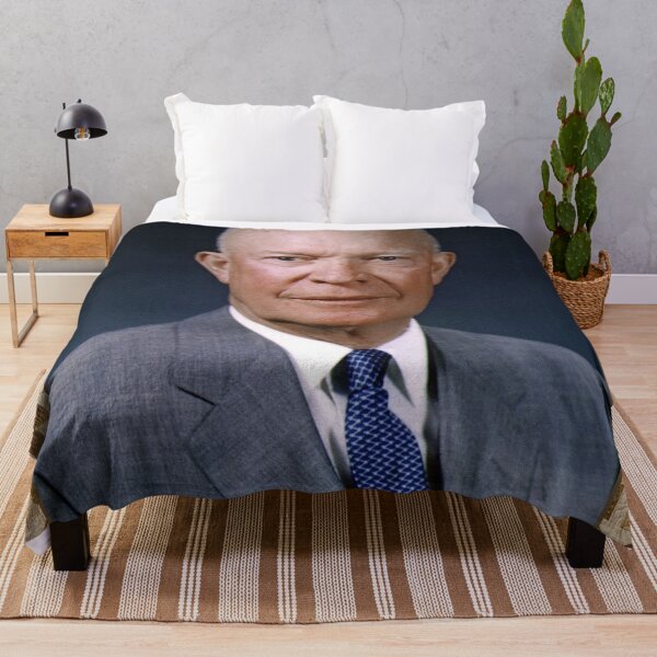 Artikelvorschau, Dwight D. Eisenhower — Vintage Presidential Quilt Blanket entworfen und verkauft von Bluntees .