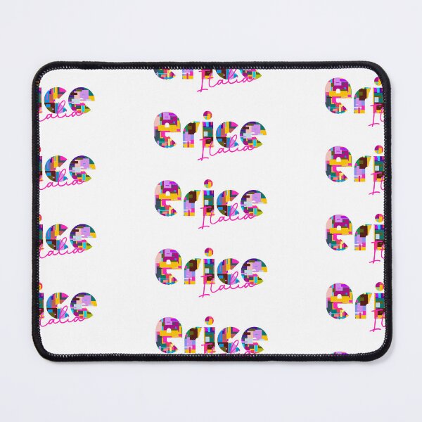 Item preview, Erice, Trapani, Italy, Italia, colorful typography design for travellers designed and sold by Wanderful-roads.
