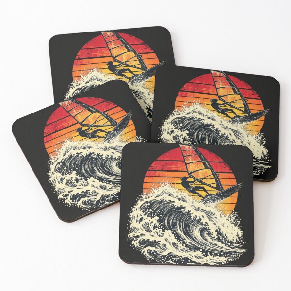 Item preview, Windsurfing Sunset Ocean Wave designed and sold by anapldv.