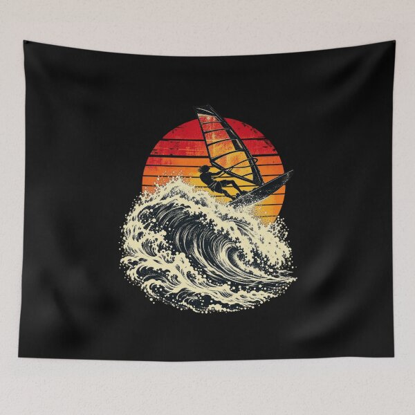 Item preview, Windsurfing Sunset Ocean Wave designed and sold by anapldv.