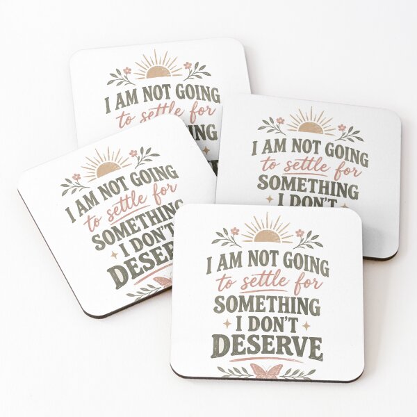 Item preview, I Am Not Going To Settle Feminine Script Motivational Shirt designed and sold by FitEnvy.