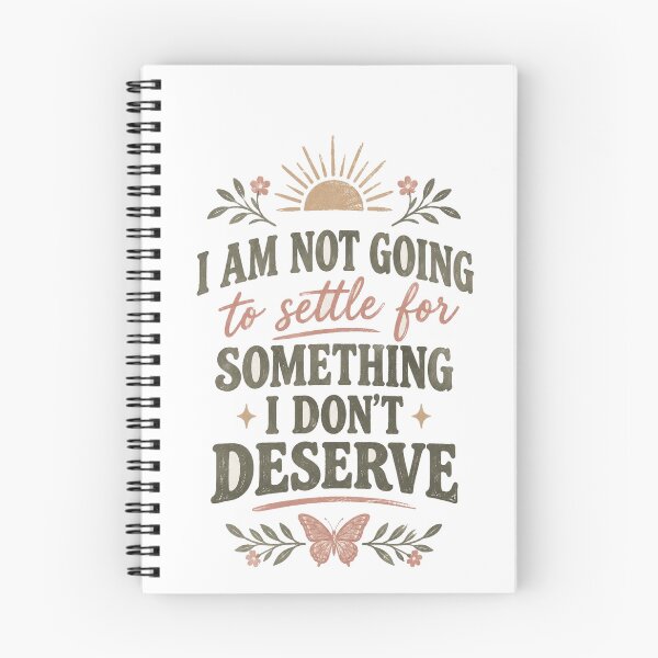 Item preview, I Am Not Going To Settle Feminine Script Motivational Shirt designed and sold by FitEnvy.