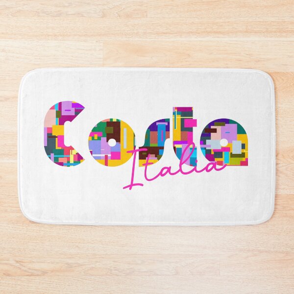 Item preview, Costa, Nocera Umbra, Italy, Italia, colorful typography design for travellers designed and sold by Wanderful-roads.