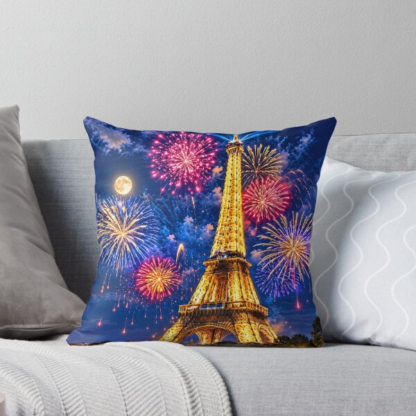 Item preview, Eiffel Tower Fireworks Over Paris designed and sold by MagicCrystal.