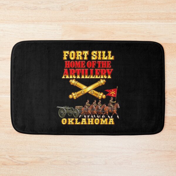 Item preview, Fort Sill 1907 Artillery - Home of the Artillery - w Battery A Artillery - w Guidon - 3D - Transparent designed and sold by Military Insignia Products.