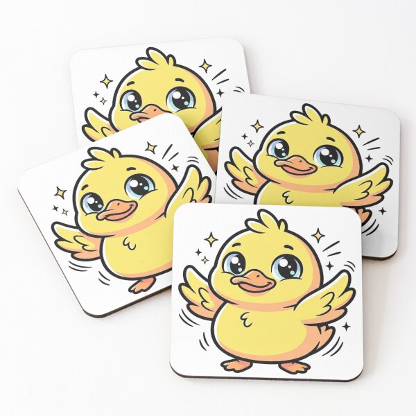 Item preview, Cute Yellow Duckling Kawaii Design designed and sold by Elhocinr.