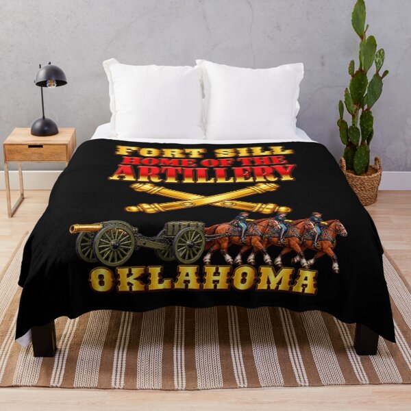 Item preview, Fort Sill Artillery - Home of the Artillery - w cassion, gun, Soldiers and Horse Team - 3D - Transparent designed and sold by Military Insignia Products.