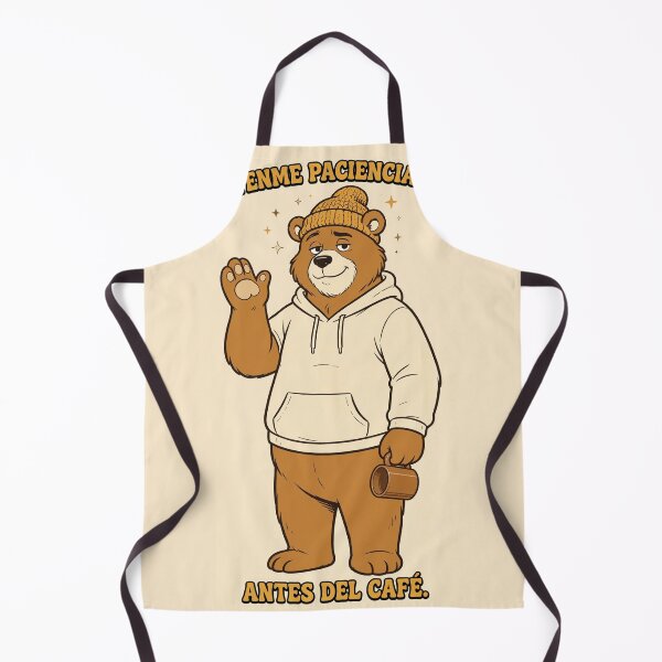 Item preview, Tenme Paciencia Antes del Café Oso Divertido Camiseta designed and sold by EverydayBadge.