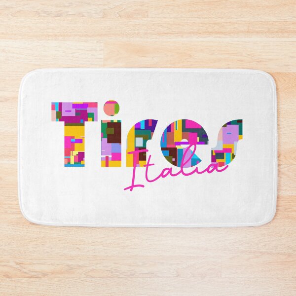 Item preview, Tires, Bolzano, Italy, Italia, colorful typography design for travellers designed and sold by Wanderful-roads.
