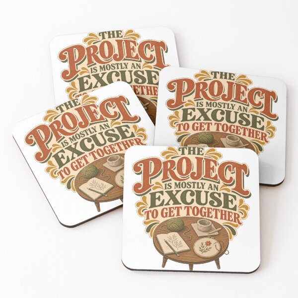Item preview, The Project Is Mostly an Excuse – Funny Craft Night designed and sold by Golden Era Studio.
