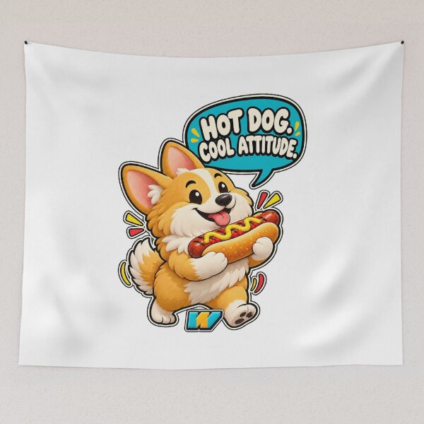 Item preview, Hot Dog Cool Attitude designed and sold by eWproject.