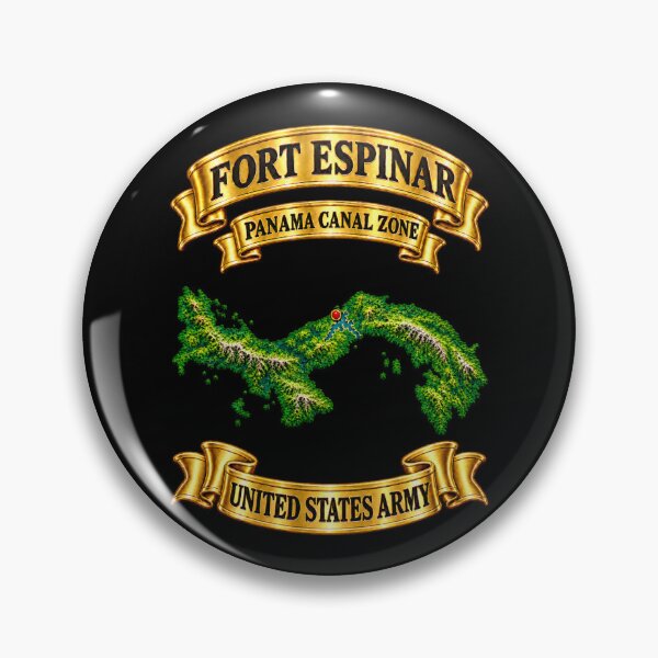 Item preview, Army - Fort Espinar Panama map - Panama Canal Zone - United States Army - 3D - Transparent designed and sold by Military Insignia Products.