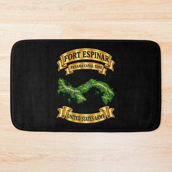 Item preview, Army - Fort Espinar Panama map - Panama Canal Zone - United States Army - 3D - Transparent designed and sold by Military Insignia Products.