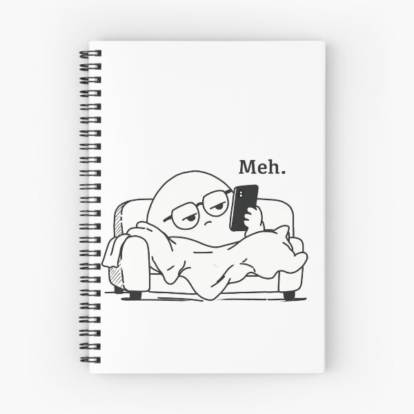 Item preview, Meh. – Bored Office Ghost designed and sold by  Almost Bored Studio.