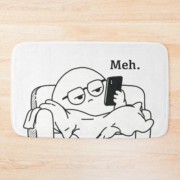 Item preview, Meh. – Bored Office Ghost designed and sold by  Almost Bored Studio.