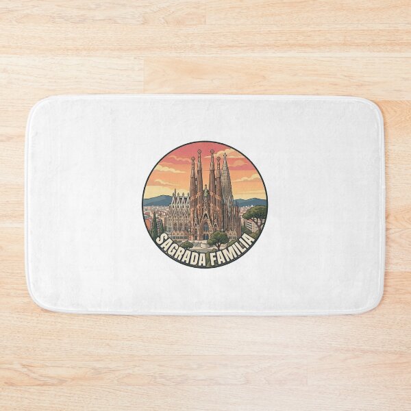 Item preview, Sagrada Familia Travel Badge – Barcelona Spain Vintage Souvenir designed and sold by DesignMaxa.
