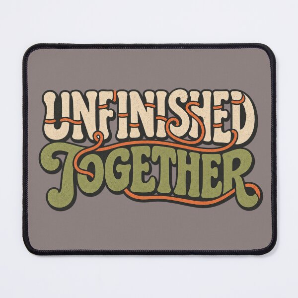 Item preview, Unfinished Together – Minimal Retro Craft Night Design designed and sold by Golden Era Studio.