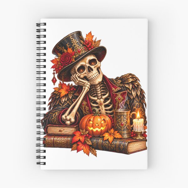 Item preview, Autumn Skeleton Gentleman – Victorian Gothic Halloween designed and sold by Clothes With Smiling Animals Walt Gral.