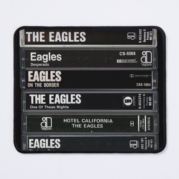 Item preview, The Eagles - Studio Albums - Vintage Cassette Print designed and sold by Mr Mustard Prints.