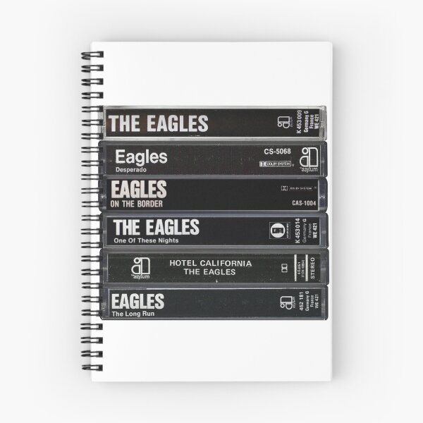 Item preview, The Eagles - Studio Albums - Vintage Cassette Print designed and sold by Mr Mustard Prints.