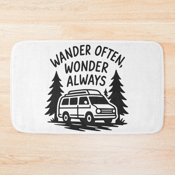 Item preview, Adventure Inspired Unisex Wander Often Wonder Always Graphic designed and sold by ThreadQuirk.