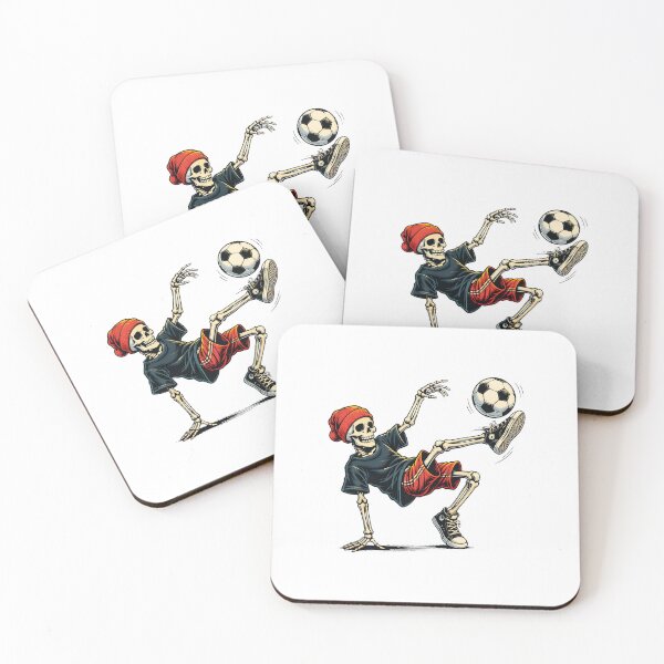 Item preview, Skeleton Soccer Player Orange Cap Design designed and sold by MLETEM-P.