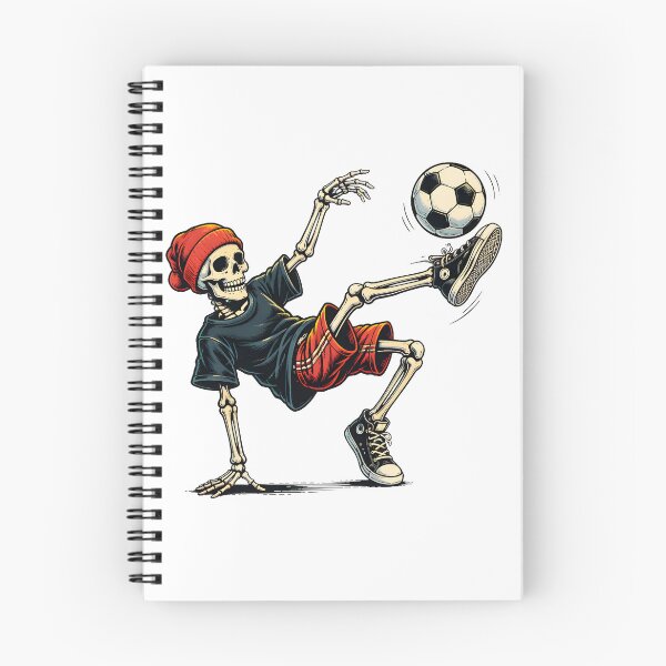 Item preview, Skeleton Soccer Player Orange Cap Design designed and sold by MLETEM-P.