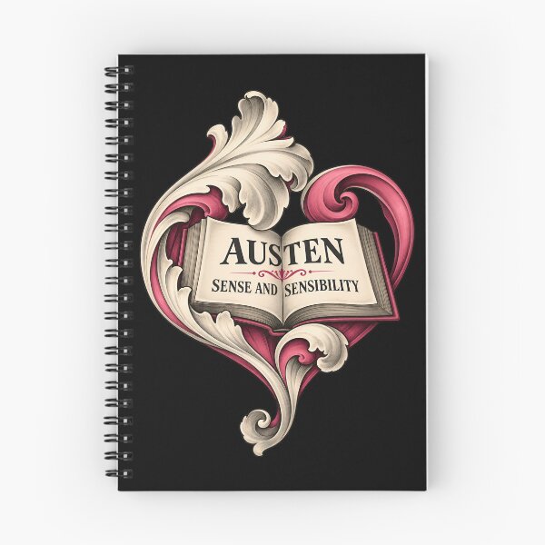 Item preview, Sense and Sensibility: Rose Scrollwork Book Heart designed and sold by Fenay Designs.